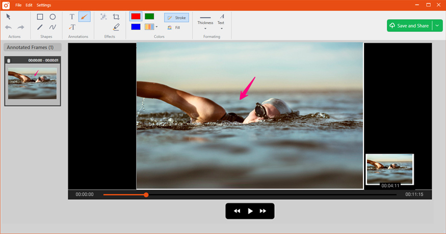 Markup your screenshot with shapes and arrows